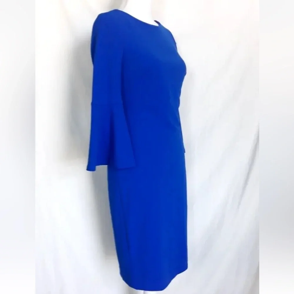 Calvin Klein 3/4 Sleeve Boat Neck Dress - Picture 6 of 11